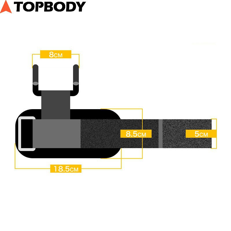 Găng tay tập xà, găng tay có móc hỗ trợ kéo xà đơn, Deadlift, gym TOPBODY [1 ĐÔI]