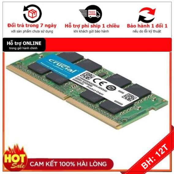 [BH12TH] 🎁 RAM Laptop Crucial 16GB DDR4 2400MHz SODIMM - Hàng Nhập Khẩu