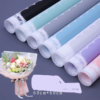 1 xấp 20 tờ giấy bó hoa viền ren