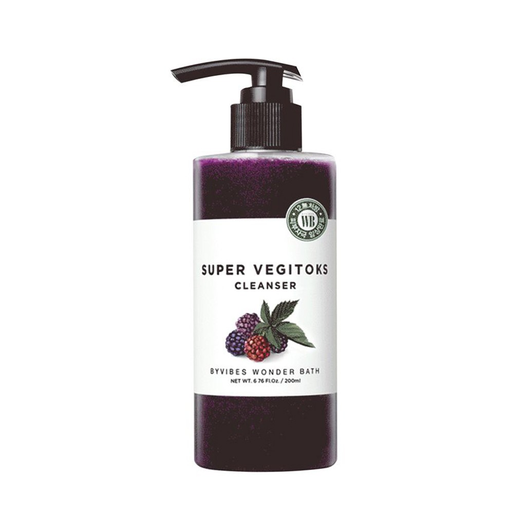Sữa Rửa Mặt Rau Củ Thải Độc Wonder Bath Super Vegitoks