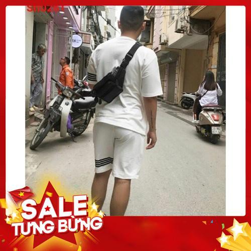 [FREESHIP+BÁN GIÁ SỈ ] Bộ thể thao nam 4 sọc siêu hot, bộ tập gym nam