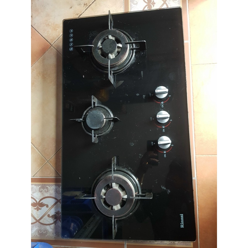BÁN BẾP GAS Âm 3 Lò Rinnai ( ĐÃ QUA SỬ DỤNG )