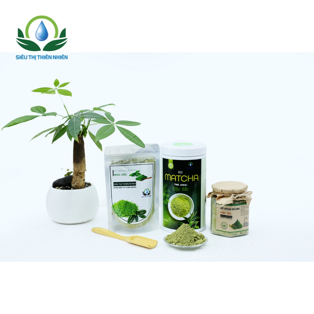 Bột Matcha Trà Xanh Nguyên Chất SIÊU THỊ THIÊN NHIÊN Hỗ Trợ Giảm Cân, Tăng Cường Trí Nhớ Túi 500G