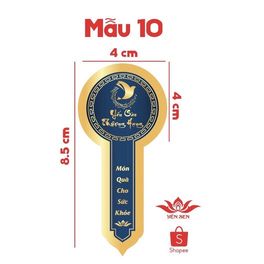 Set 90 tem yến chưng sẵn đẹp/sang/xịn/rẻ