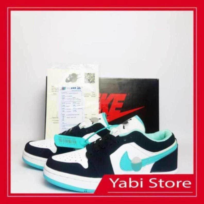 🔥FREE SHIP-HÀNG QUẢNG CHÂU 🔥Giày thể thao sneaker🔥Air Jordan 1 Low JD xanh Ngọc full box - Yabi Store