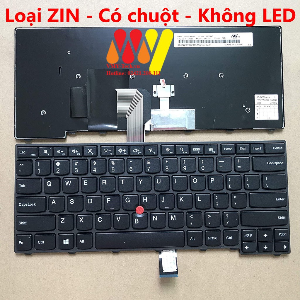 bàn phím laptop Lenovo IBM Thinkpad T440 T440P T440S T450 T450s T431s E431 T460 E440 | WebRaoVat - webraovat.net.vn