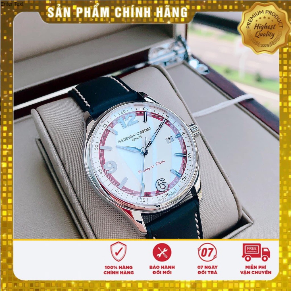 Đồng hồ Nam chính hãng Frederique Constant Peking to Paris Automatic FC-303WBRP5B6-Máy cơ tự động-Dây da-Size 40mm