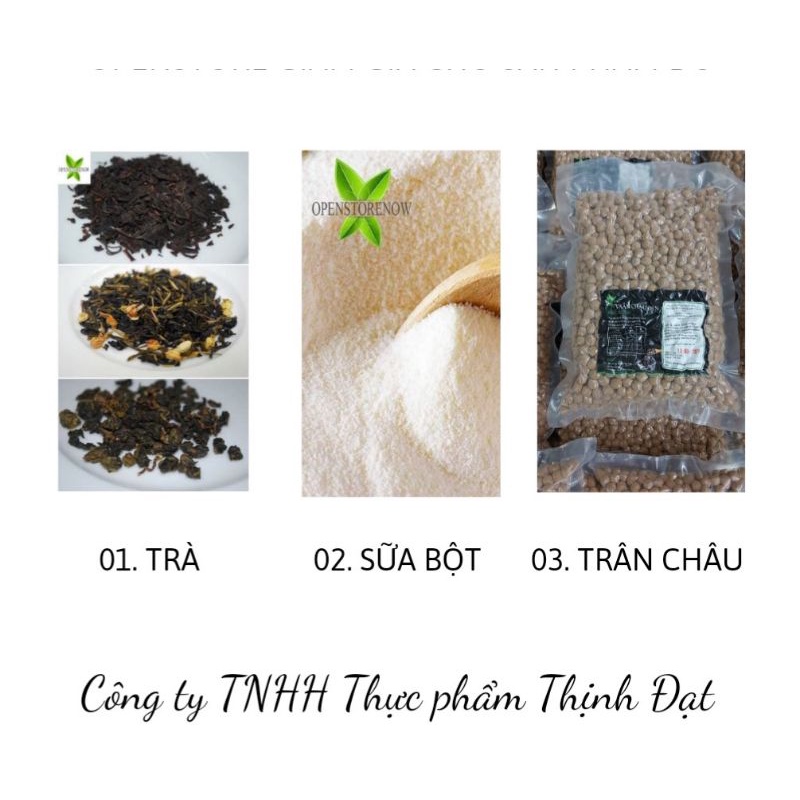 Combo Trà hồng sữa trân châu 1