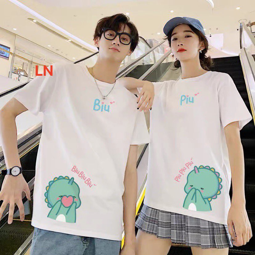 Áo đôi khủng long piu piu