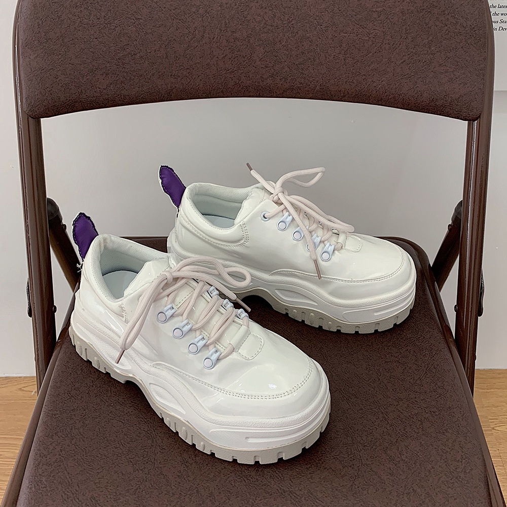 Giày Sneaker đế độn buộc dây nữ | BigBuy360 - bigbuy360.vn