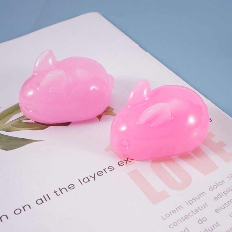 Khuôn Silicone Làm Mặt Trang Sức Hình Thỏ 3d Diy