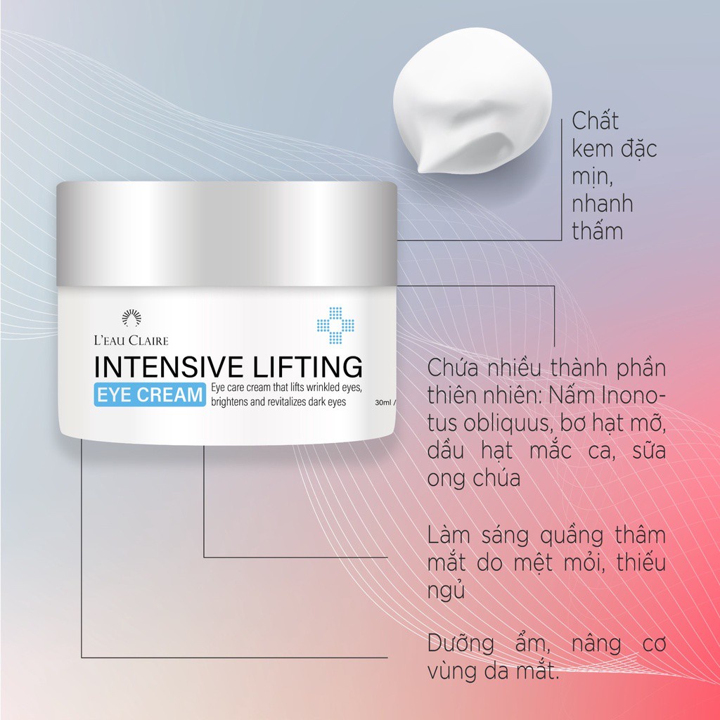 Kem mắt dưỡng nâng cơ 😍FREE SHIP😍 dành cho mắt Intensive Lifting Eye Cream làm sáng quầng thâm | BigBuy360 - bigbuy360.vn