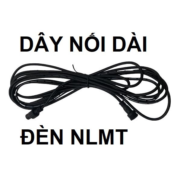 Dây nối dài đèn năng lượng mặt trời - 5m MẪU NÂNG CẤP, chú ý Giác đôi, Dành cho đèn JINDIAN hoặc đèn có đầu nối đôi | BigBuy360 - bigbuy360.vn
