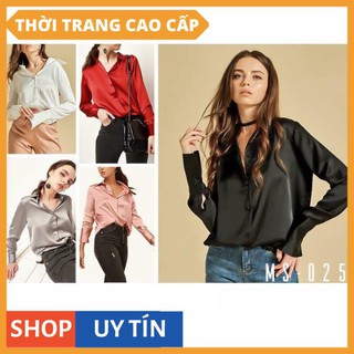 ÁO SƠ MI PHI BÓNG TAY DÀI NHIỀU MÀU CHẤT ĐẸP [HÀNG CAO CẤP]