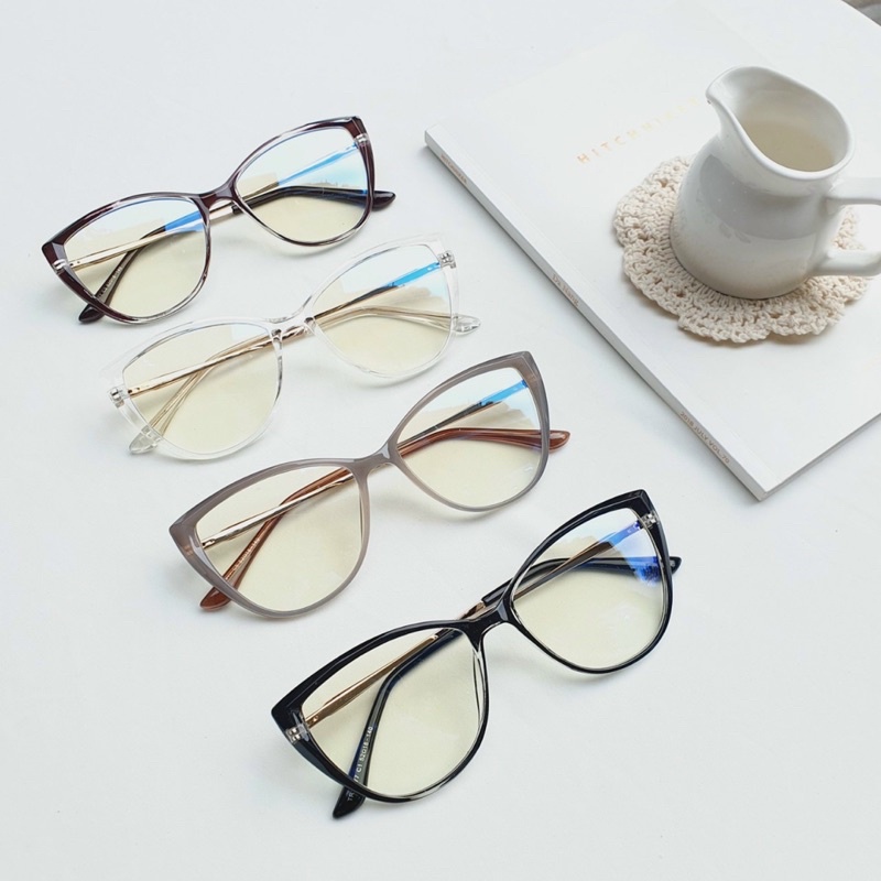 Gọng kính cận loạn mắt mèo tròn hàn quốc 𝐆𝐂𝟒𝟑𝟕𝟕