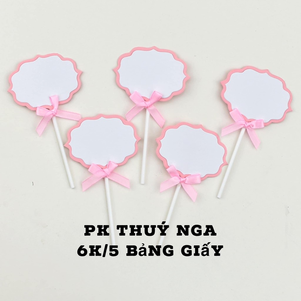 SET 5 BÀNG HPBD TRANG TRÍ BÁNH KEM