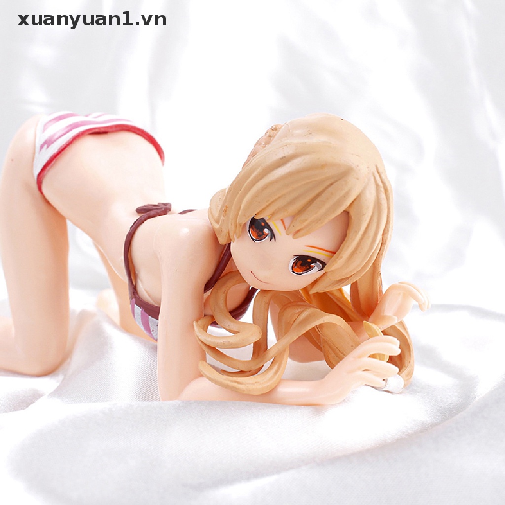 Xuan Giá Đỡ Điện Thoại Bằng PVC Hình Nhân Vật Anime Asuna Nằm Định Hình Trang Trí Điện Thoại Di Động