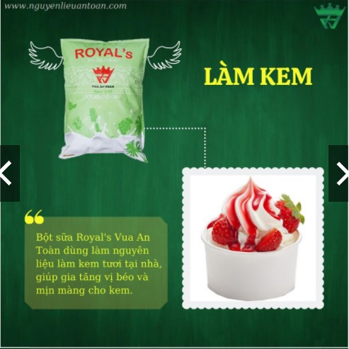 Bột Sữa Royal's Cao Cấp 5kg Pha Tất Cả Các Loại Trà Sữa