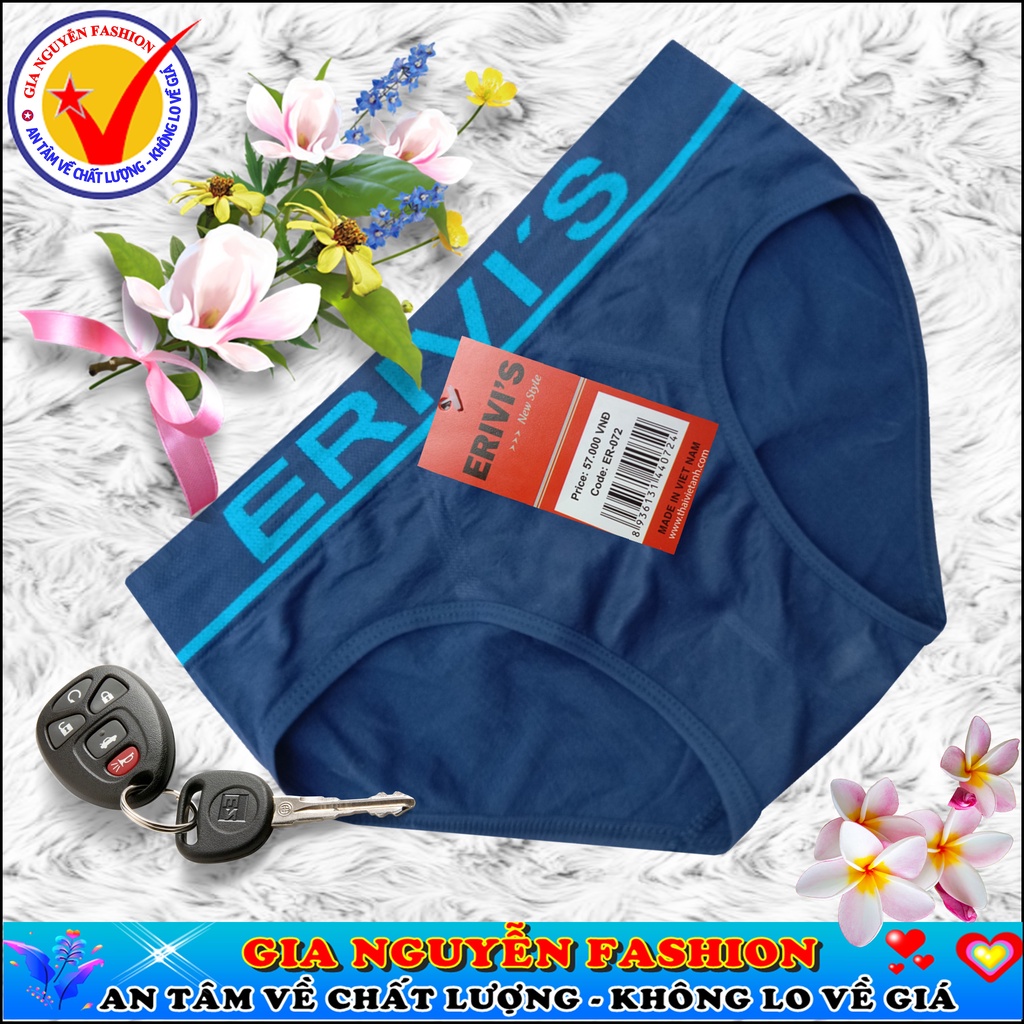 Combo 5 Quần lót nam DỆT KIM KHÔNG ĐƯỜNG MAY - Hàng Erivis Việt Nam