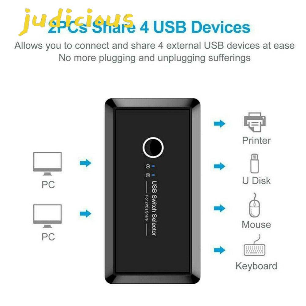 Công Tắc Chia 4 Cổng Usb 2.0 Cho Máy Tính | BigBuy360 - bigbuy360.vn