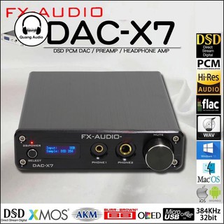 Giải mã âm thanh dac fx audio x7 black