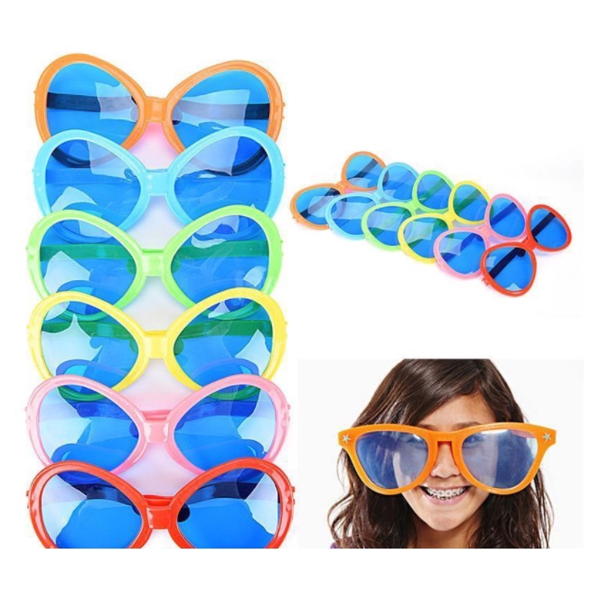 Kính Râm oversized Nhiều Màu Sắc Vui Nhộn Thích Hợp Cho Các Bữa Tiệc