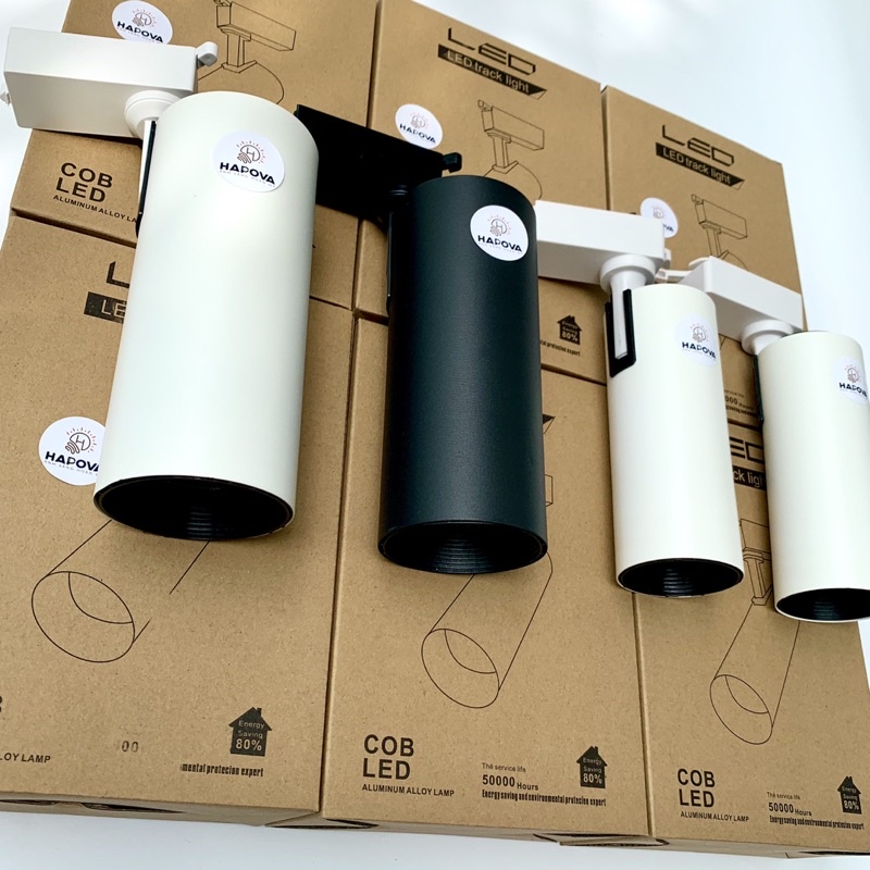 Đèn rọi, đèn rọi ray COB Ống Bơ rọi cửa hàng Công suất 30W HAPOVA NIKIS DR 02