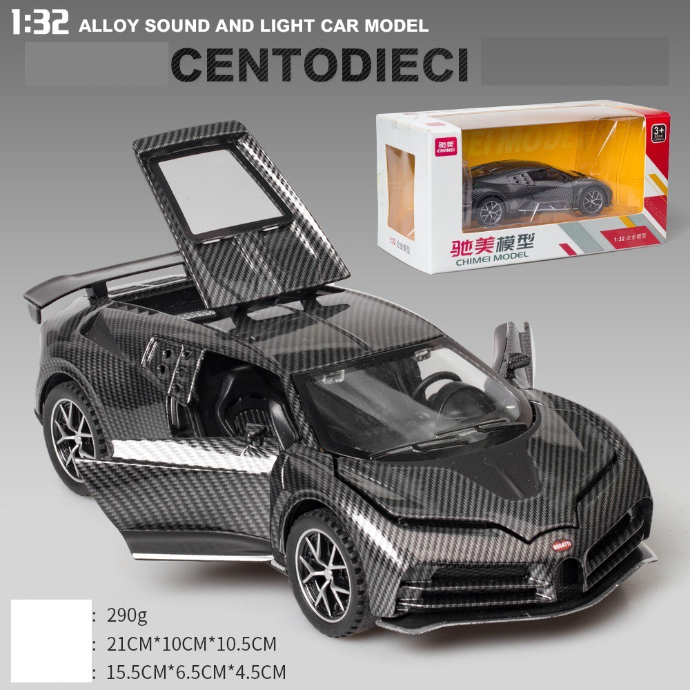 XE MÔ HÌNH SIÊU XE BUGATTI CENTODIECI TỈ LỆ 1:32