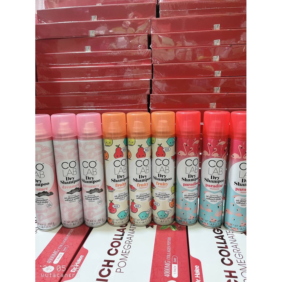 Dầu Gội Khô Colab Dry Shampoo 200ml