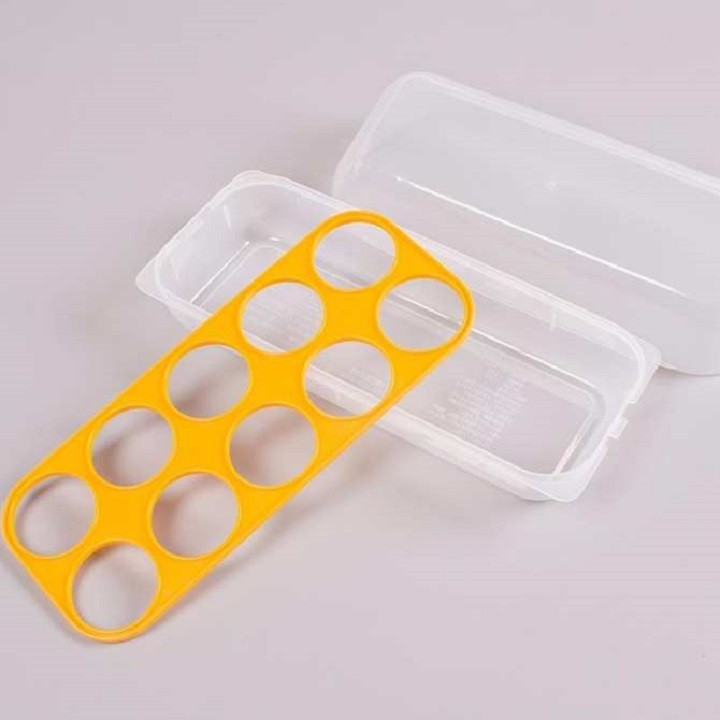 Khay đựng trứng 10 ngăn có nắp đậy
