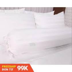 Vỏ Gối Cotton Khách Sạn Trắng Sọc RIOTEX Đủ Kích Thước