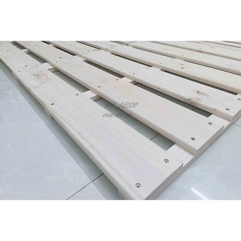 Giường Pallet Gỗ Thông Chile Mới Hoàn Toàn - m4/m6/m8