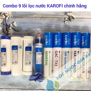 Combo 9 lõi lọc nước karofi chính hãng - CB9KRF - CB9KRF