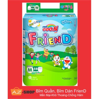 Bỉm - tã quần goon friend m58/l48/xl42