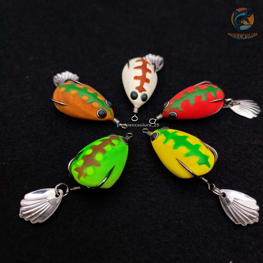 Nhái hơi câu lure T39 lưỡi thép không rỉ chuyên câu lure, cá lóc - Mồi câu lure T39 Phukiencaulure_25