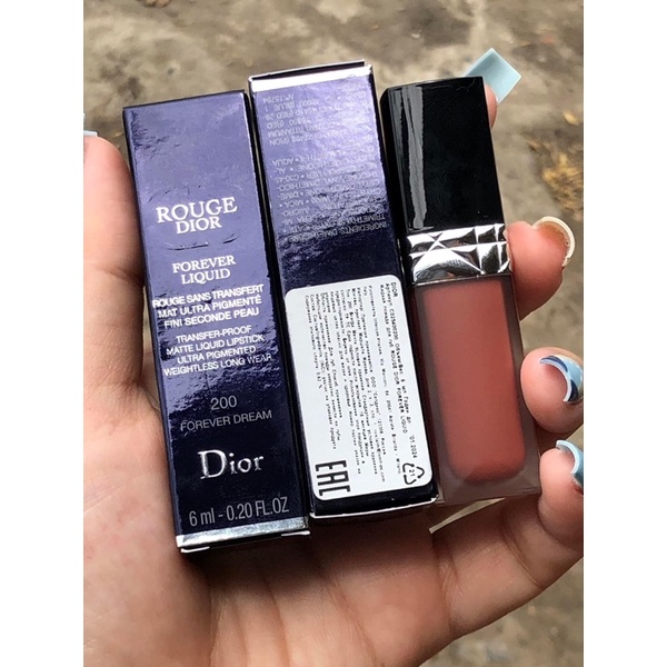 Son kem Dior Rouge Dior Forever Liquid 2021 fullbox màu 200