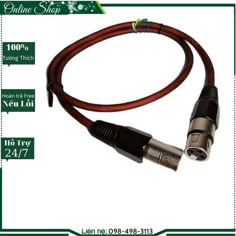 Dây canon 2 đầu đực cái (30k /1 sợi)
