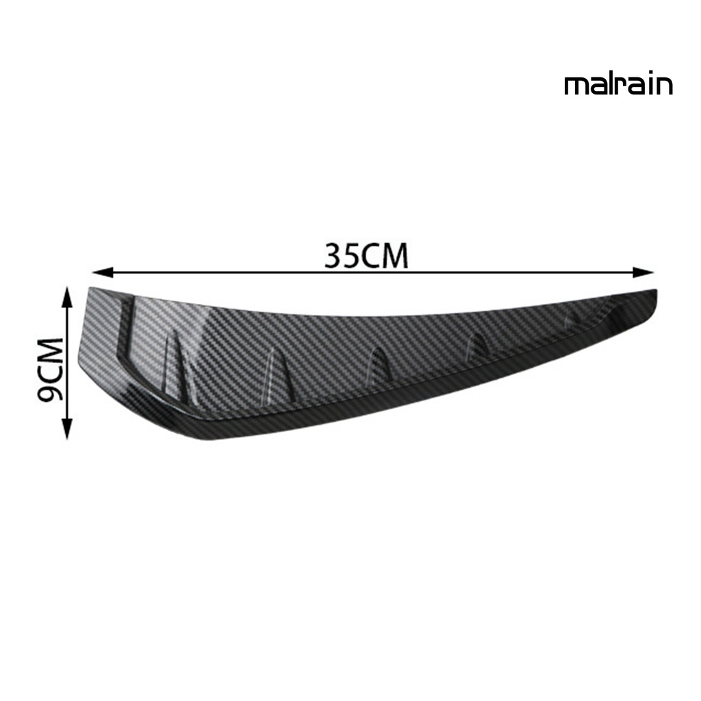 FENDER Set 2 Tấm TPU Gắn Viền Cửa Gió Xe Hơi Tự Dính Thông Dụng