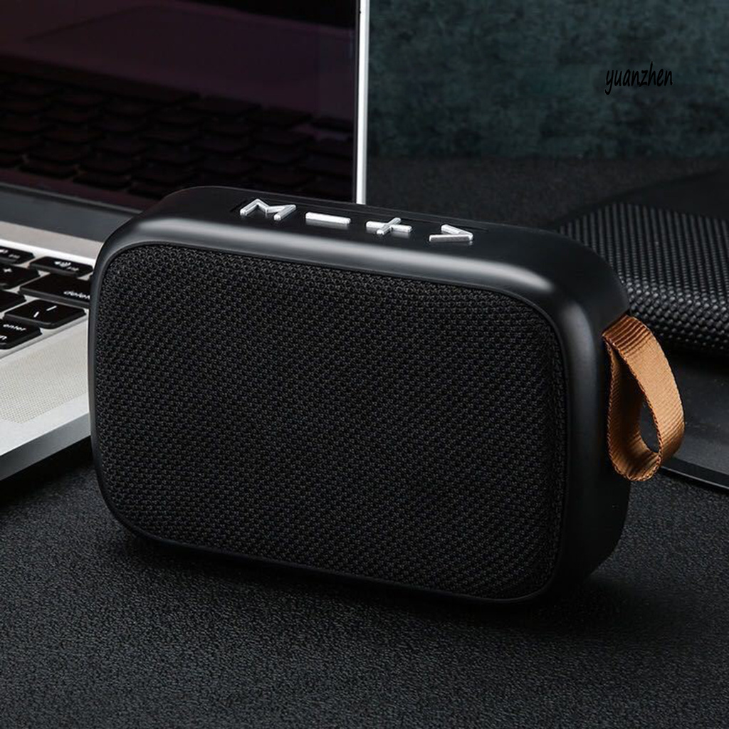 yuanzhen Portable Mini G2 6D Bass Bluetooth 4.2 Wireless Speaker with USB TF Card Jack Subwoofer Loudspeaker for Indoor Outdoor