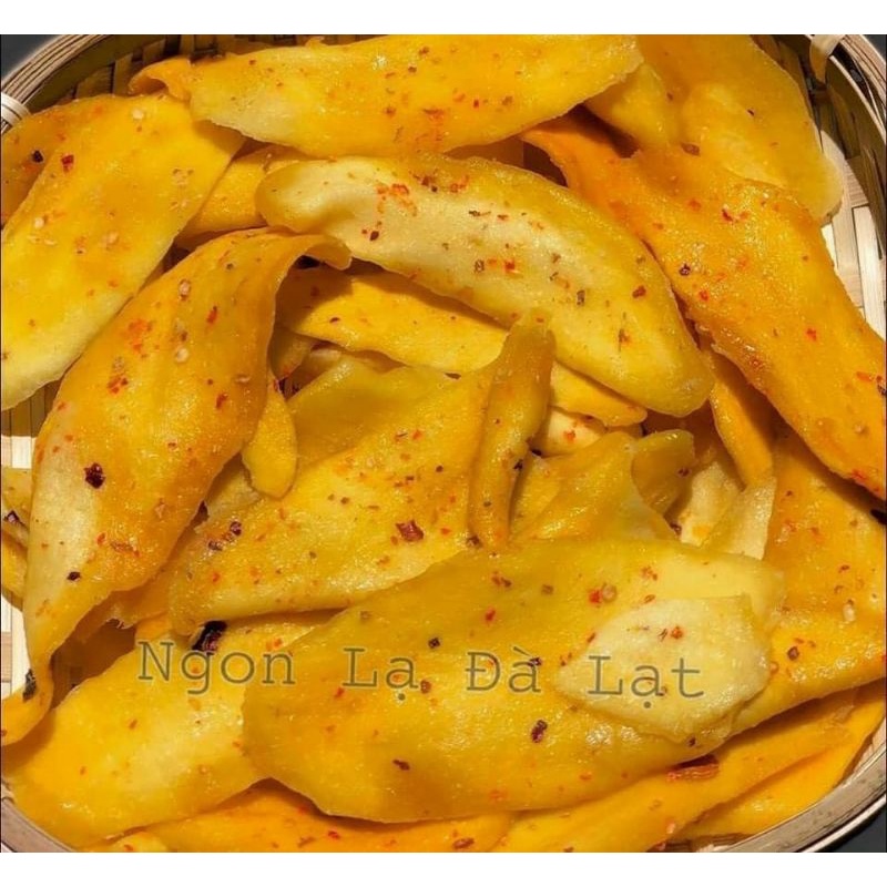 Xoài Dẻo Sấy Muối Ớt Lon 500gr [FREE SHIP]TỪ ĐƠN 50K, [Loại Đặc Biệt] Hàng Ngon Nhà Làm