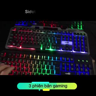 Bàn phím máy tính Gaming RGB SIDOTECH LDK V5 Pro, có dây, đèn LED chống nước