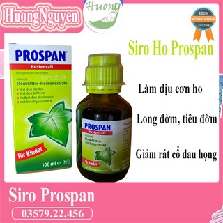 [Hàng chuẩn] Siro - ho nội địa Đức 100ml, siro pro span đức cho bé