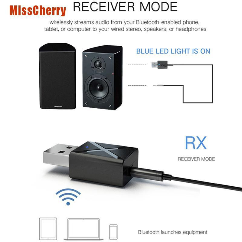 Bộ Nhận Tín Hiệu Bluetooth 5.0 2 Trong 1