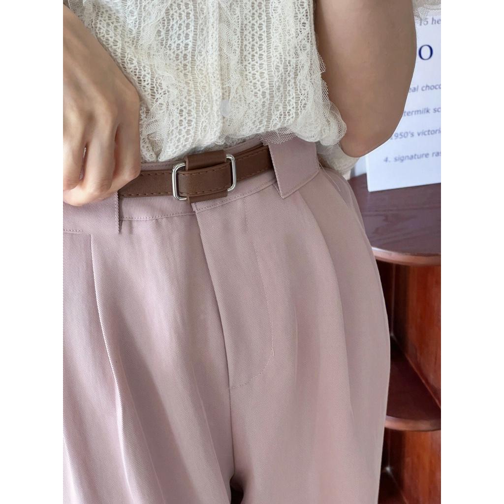 Quần Ống Suông Lưng Cao Thời Trang Dạo Phố Cá Tính 61394