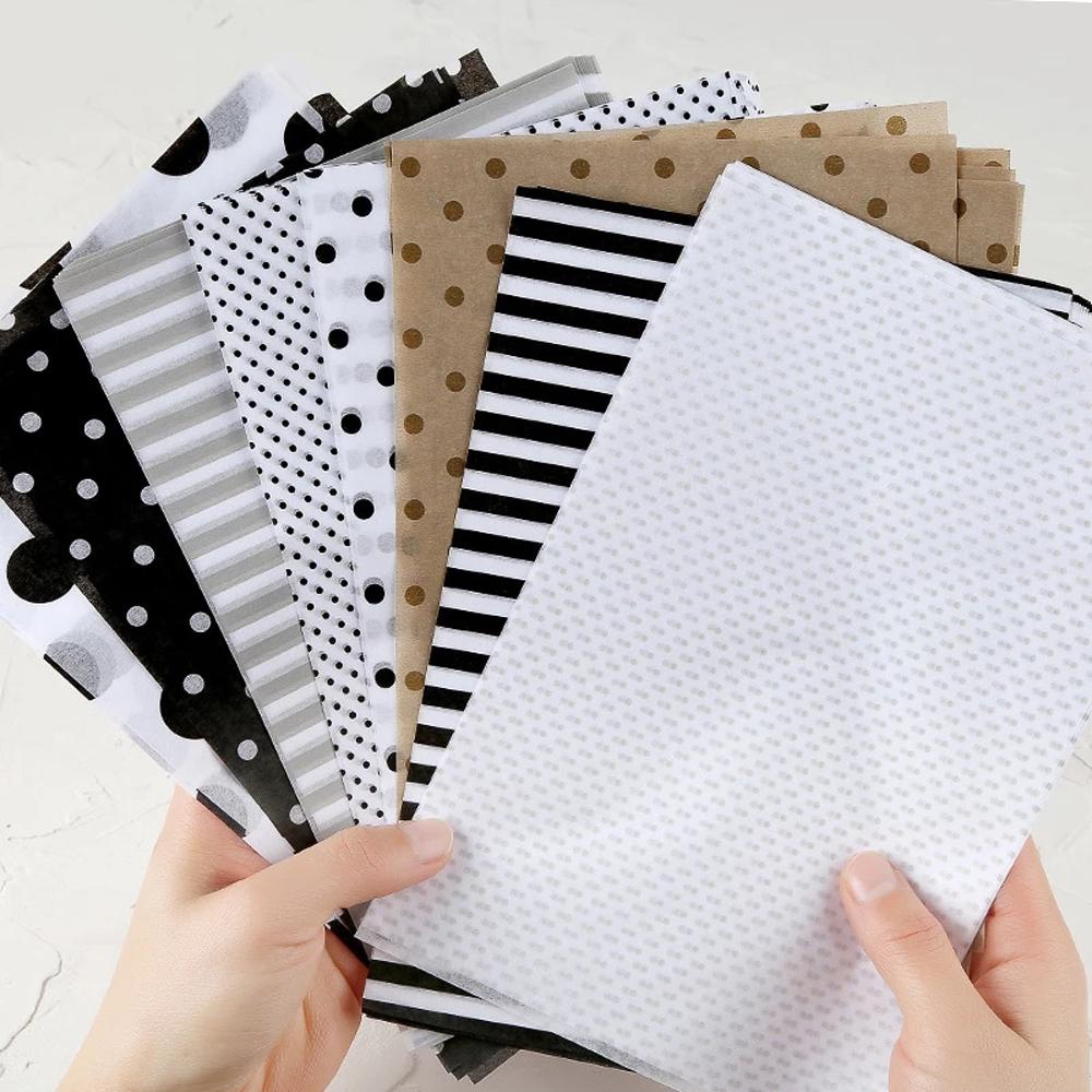 Giấy Gói Quà A5 Nhiều Màu Sắc Họa Tiết Hoa Cổ Điển