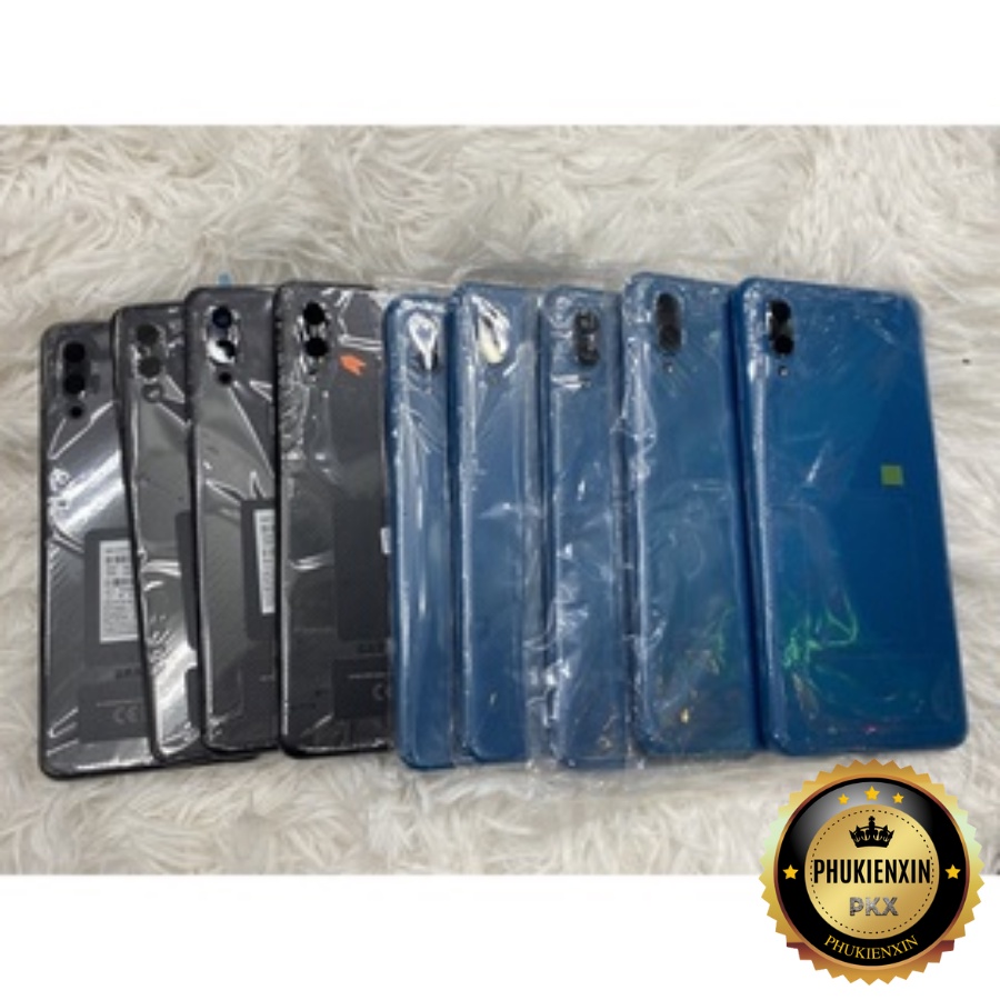 Vỏ SamSung A02 xanh zin chính hãng + Kèm Kính Cam