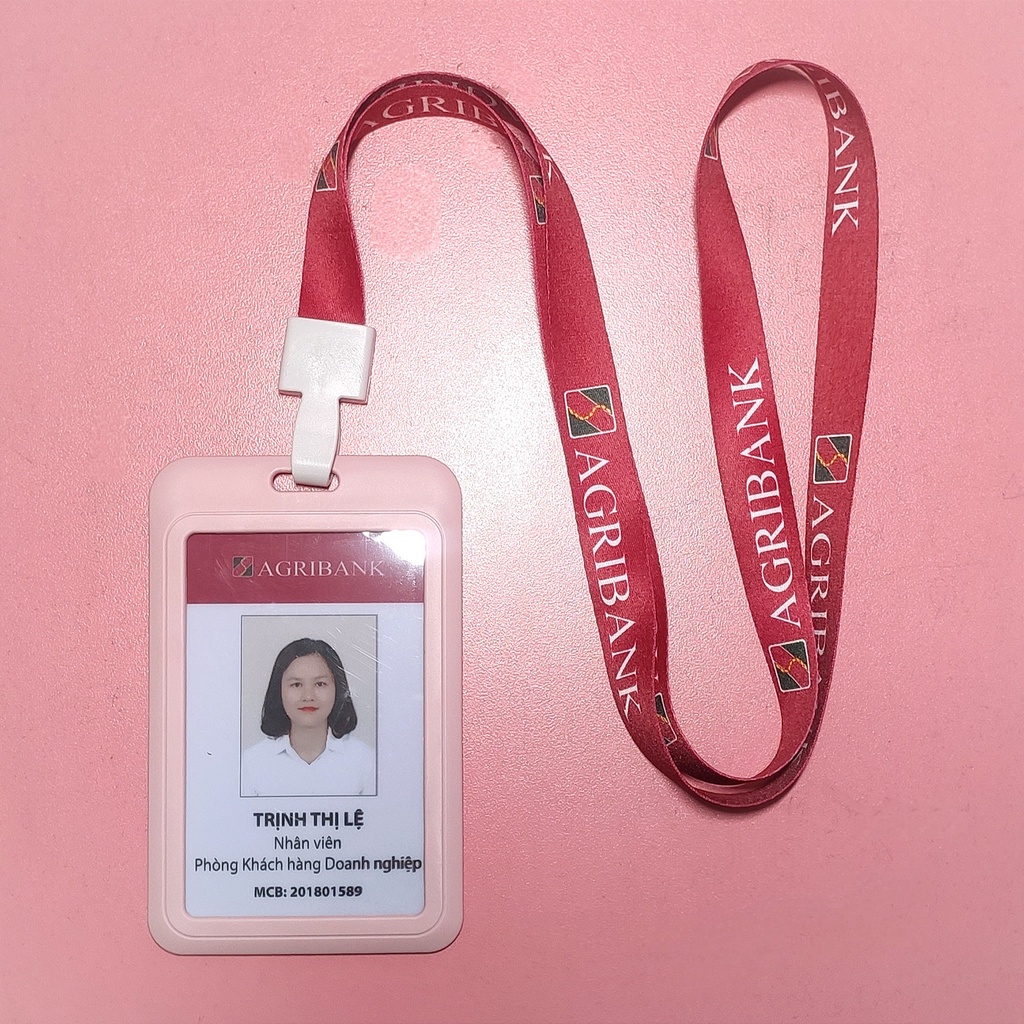 Combo 10 Dây đeo thẻ in logo, nội dung theo yêu cầu.
