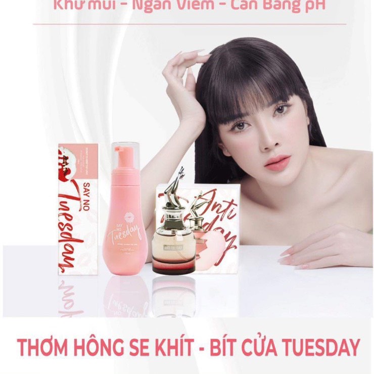 [CHÍNH HÃNG] Dung Dịch Vệ Sinh Say No Tuesday & Nước Hoa Xịt Anti Tuesday - Combo Cho 