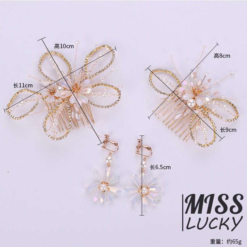 Khuyên tai hình hoa phong cách Hàn Quốc thời trang cho nữ