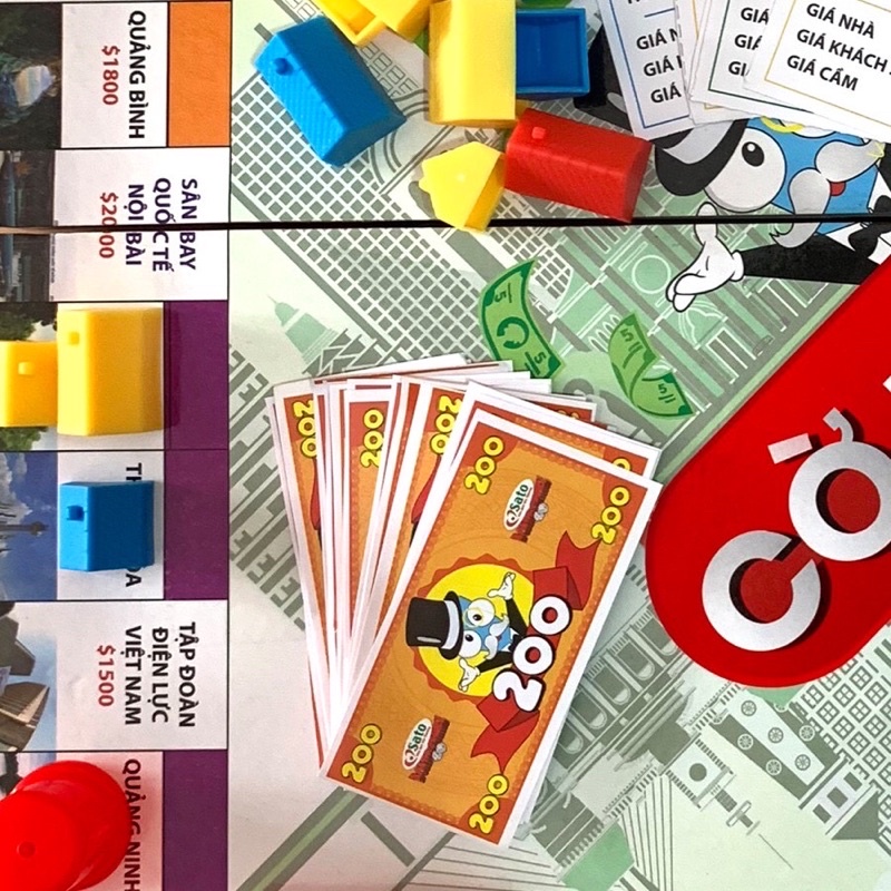 Bàn cờ tỷ phú cỡ lớn, đồ chơi tư duy làm giàu